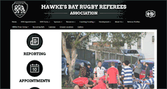 Desktop Screenshot of hawkesbayrugbyreferees.co.nz