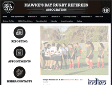 Tablet Screenshot of hawkesbayrugbyreferees.co.nz